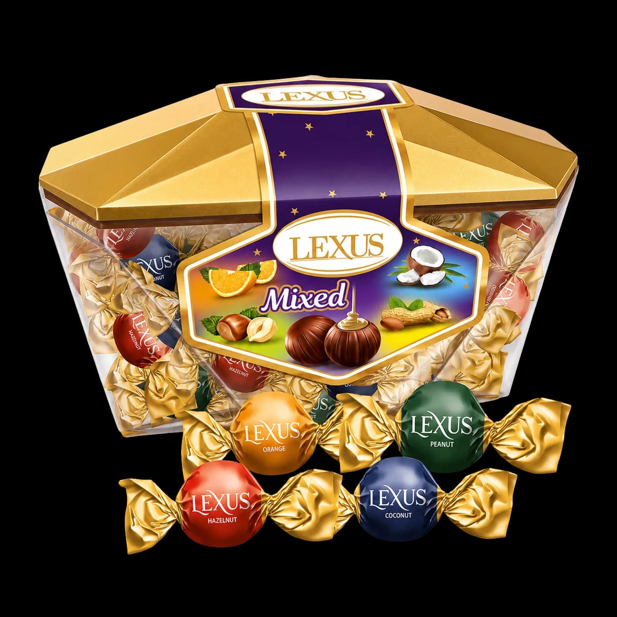 Lexus 600g Mixed Chocolate Gift Chest