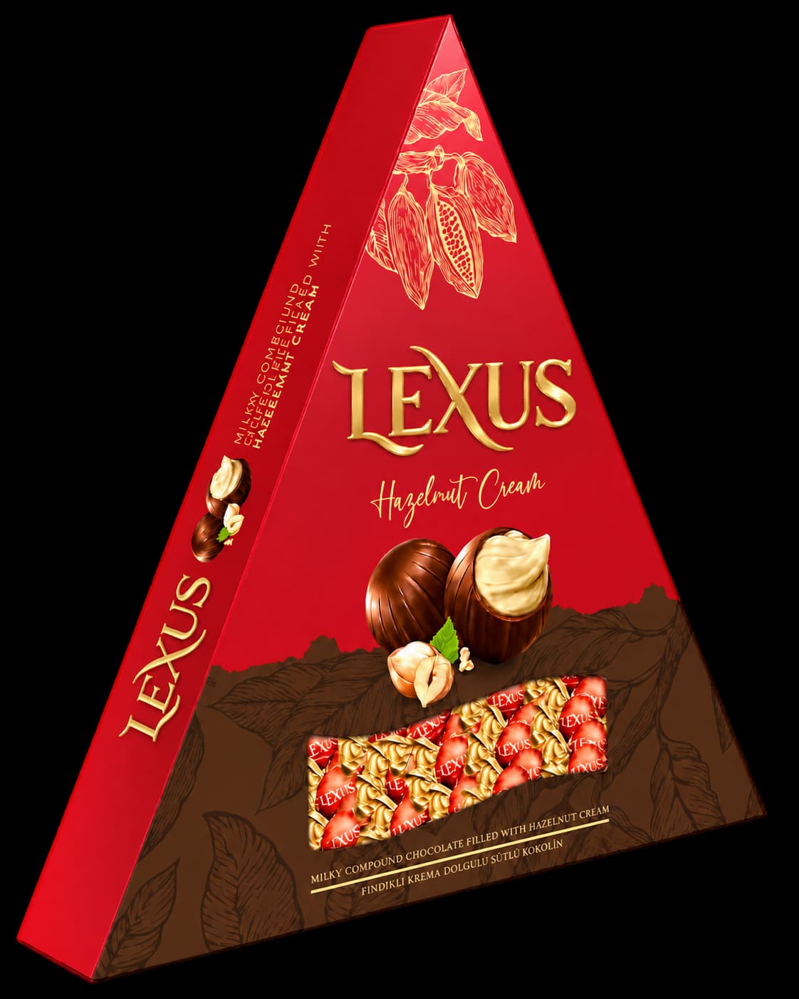 Lexus Hazelnut Cream Triangle Gift Box